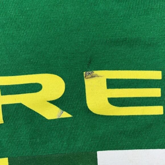 Kids Boys Nike Oregon Ducks GREEN Football LS Tee T Shirt M - Picture 3 of 5